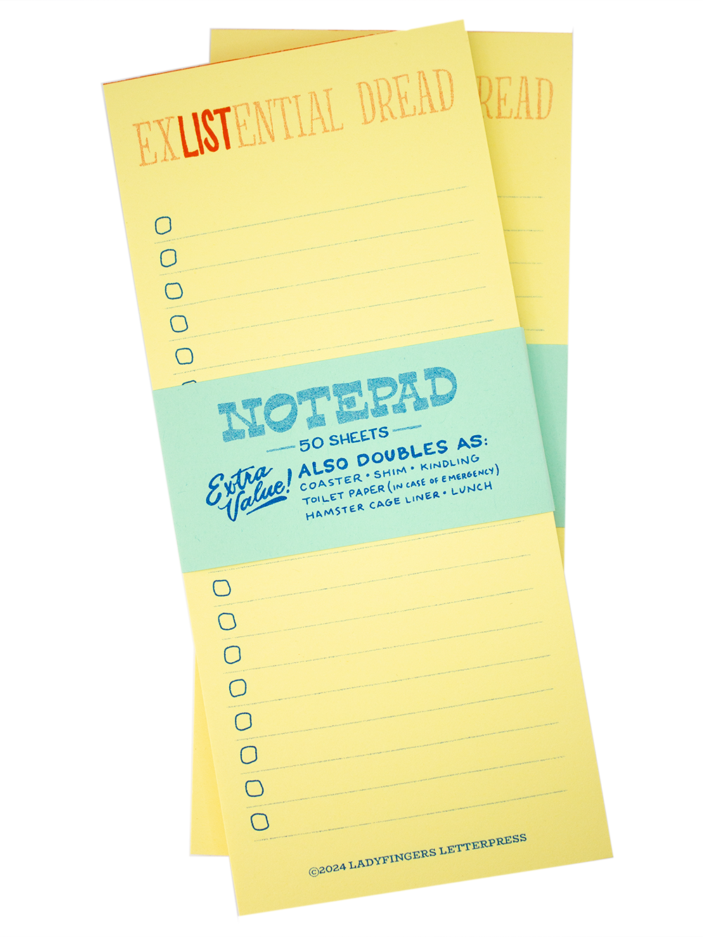 ExLISTential Dread Notepad