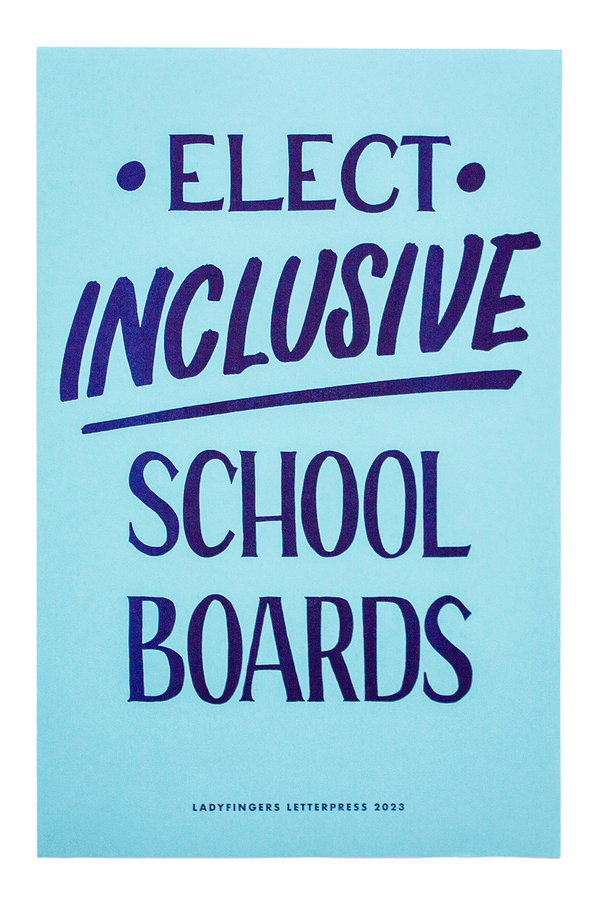 Elect Inclusive School Boards Poster (Set of 15)