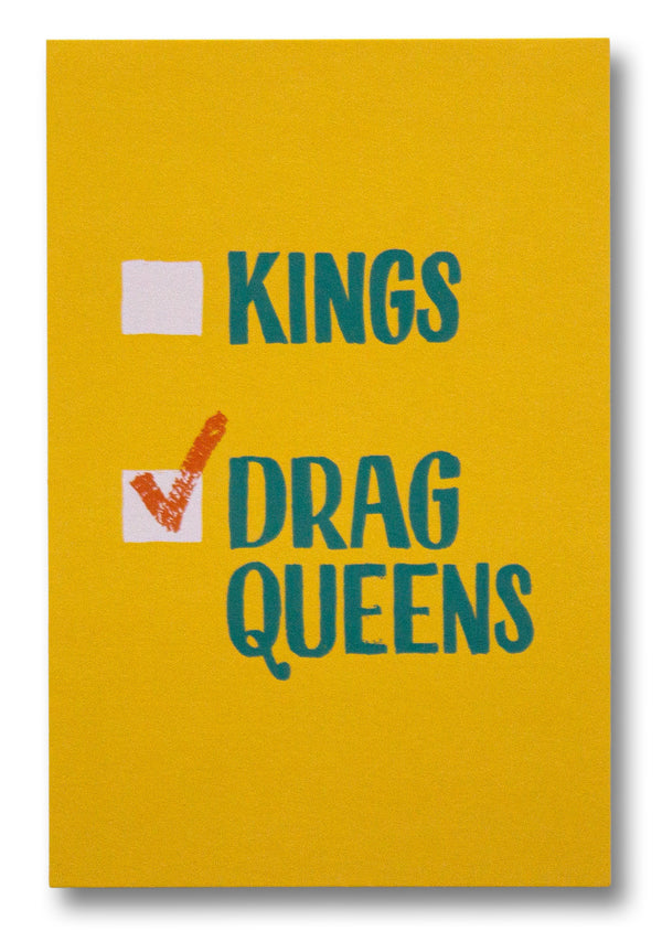 No Kings Yes Drag Queens Postcard
