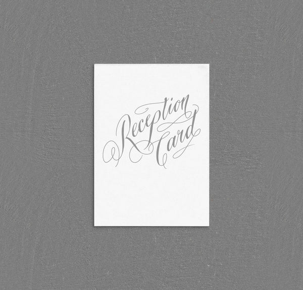 Full Color Reception Card