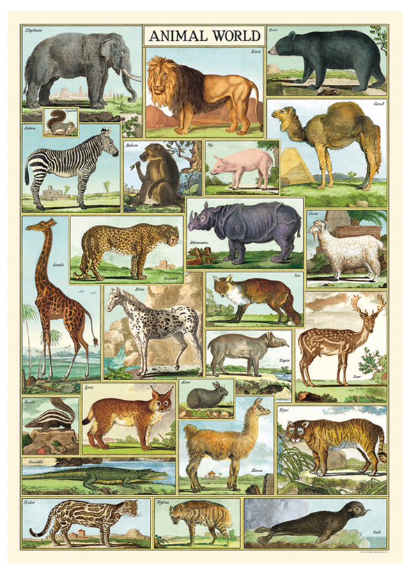 Animal World Print
