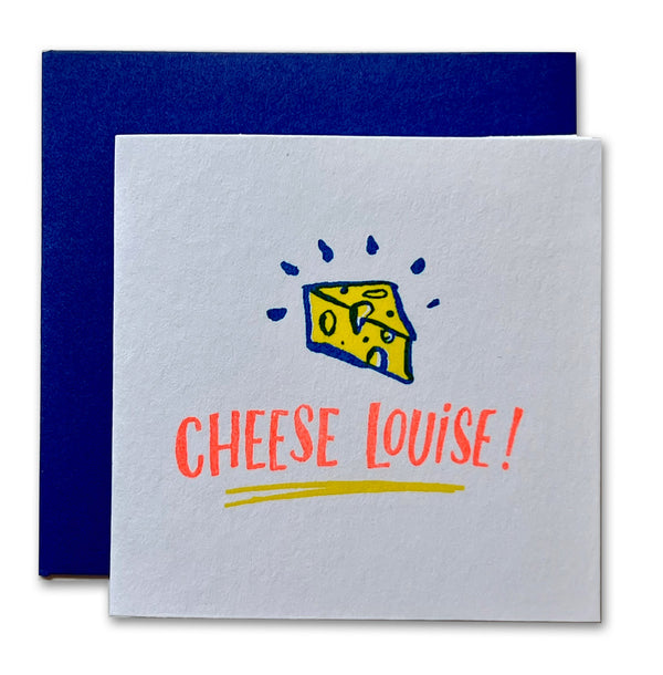 Cheese Louise Risograph Tiny Card