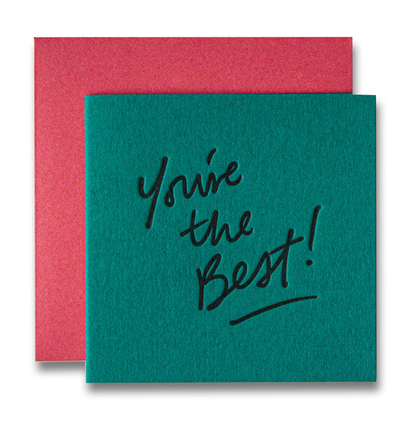 You're The Best Tiny Card