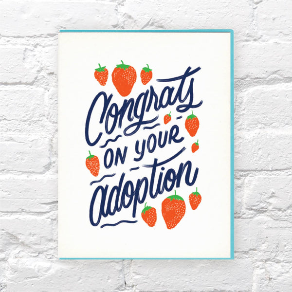 Sweet Adoption New Baby card by Bench Pressed