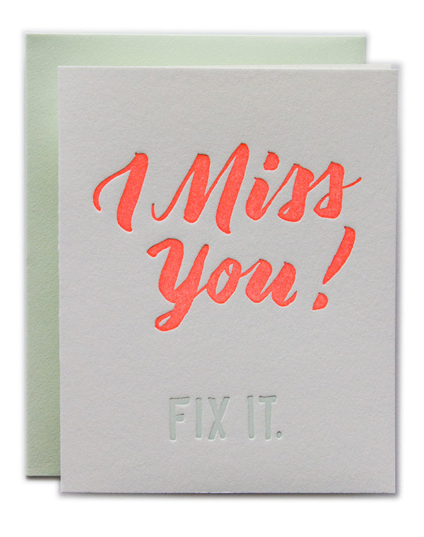 I Miss You - Fix It