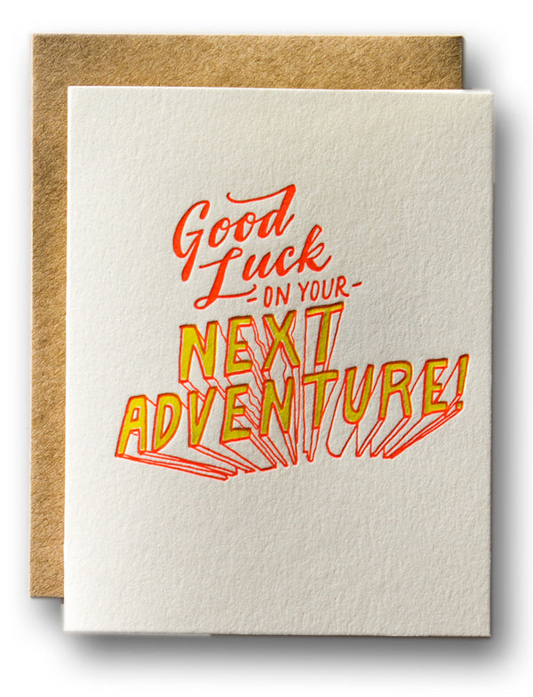 Good Luck on Your Next Adventure