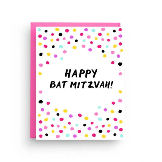 Bat Mitzvah Card by Nicole Marie Paperie