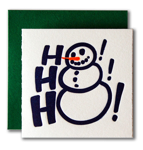 Ho Ho Ho Tiny Holiday Card
